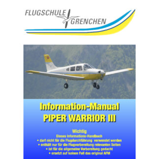 Information-Manual Piper Warrior lll